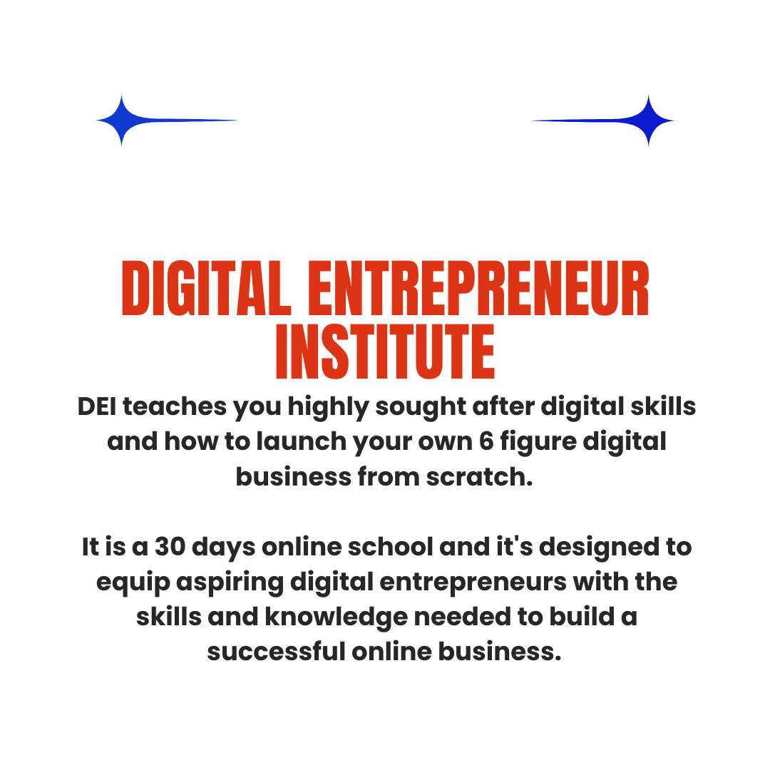 Digital entrepreneur institute