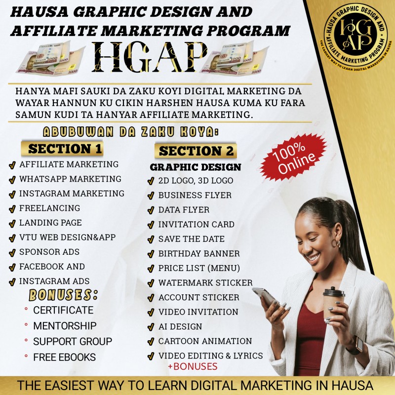 HAUSA GRAPHIC DESIGN AND AFFILIATE MARKETING PROGRAM (HGAP)