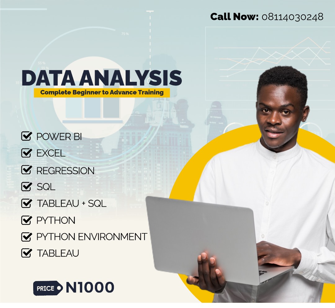 Buy Data Analyst in 2024 by Olanrewaju Aruna on Selar