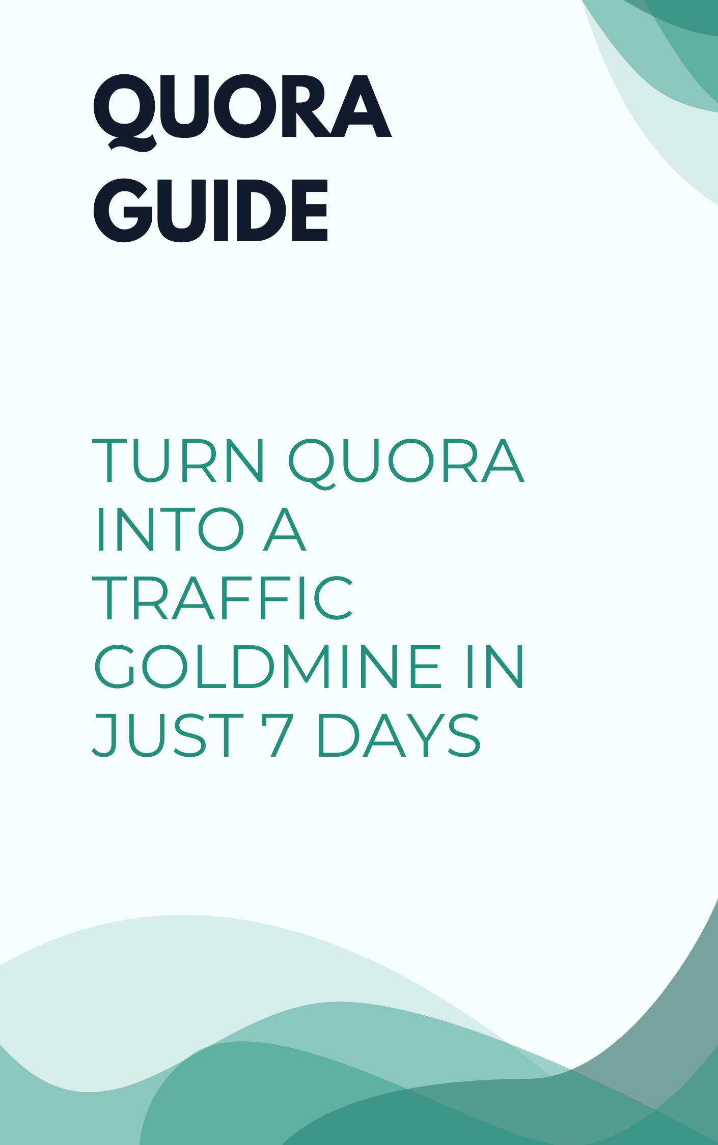 Turn Quora into a Traffic Goldmine in Just 7 Days