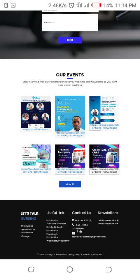 Leonard website