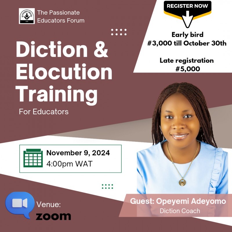 Diction & Elocution Training for educators