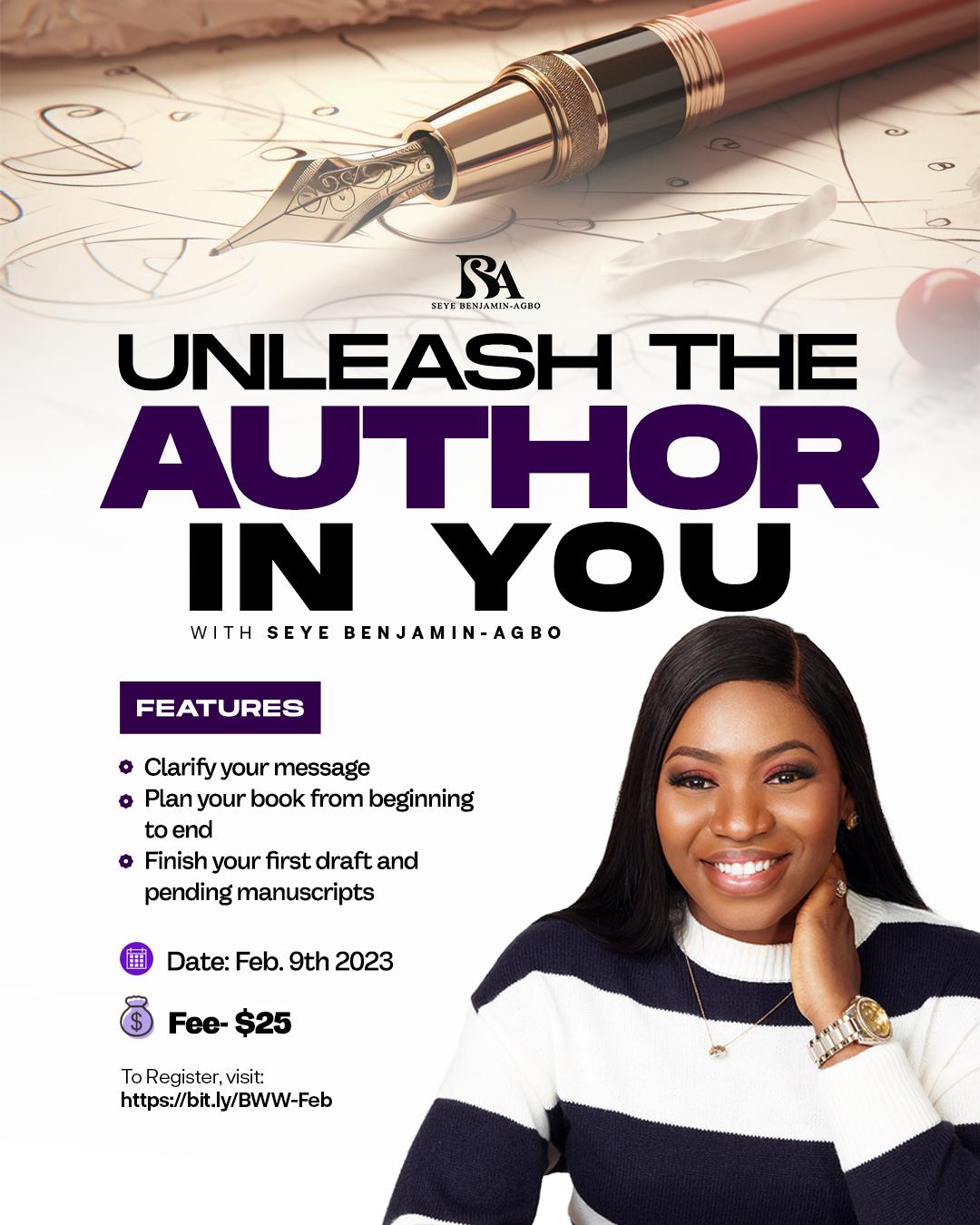 UNLEASH THE AUTHOR IN YOU