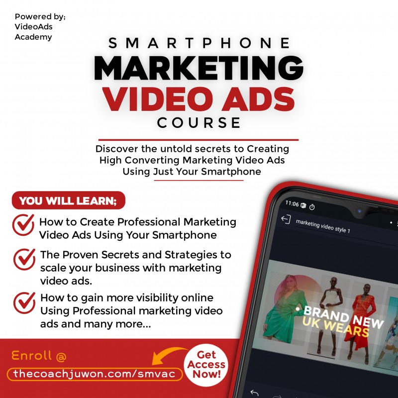 Smartphone Marketing Video Ads Course