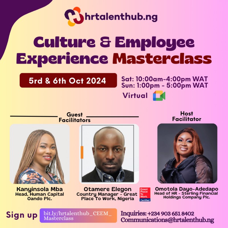 Culture and Employee Experience Masterclass