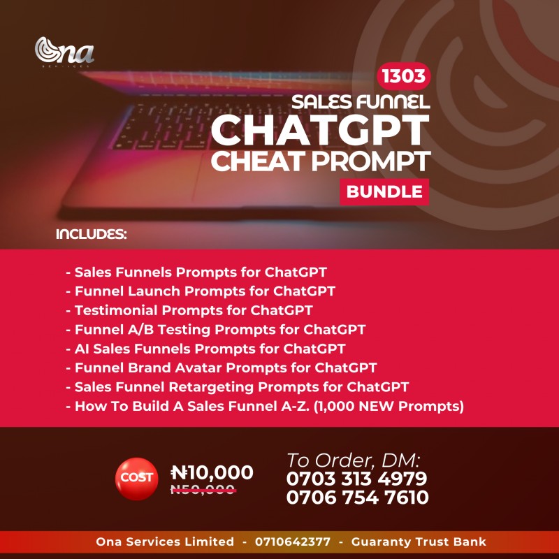 6000+ Money Making ChatGPT Cheat Prompt (for Personal or Business)