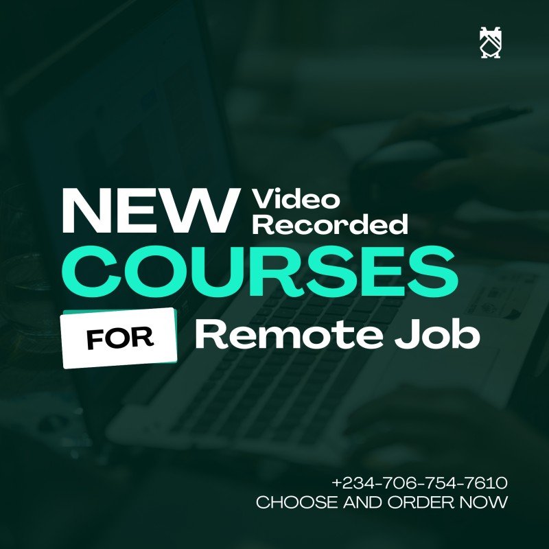 Recorded Courses For Remote Jobs