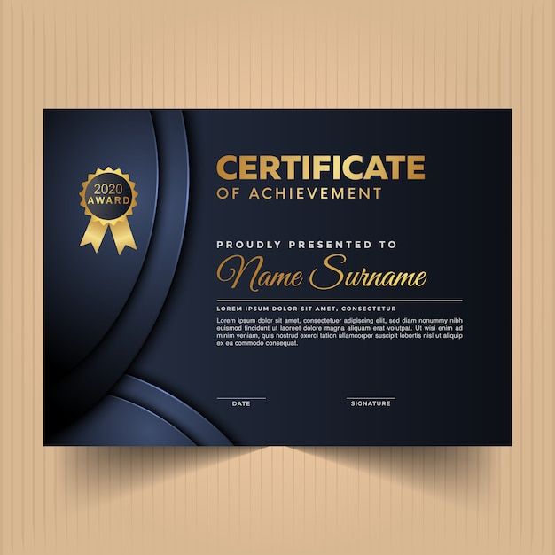 Certificate Design