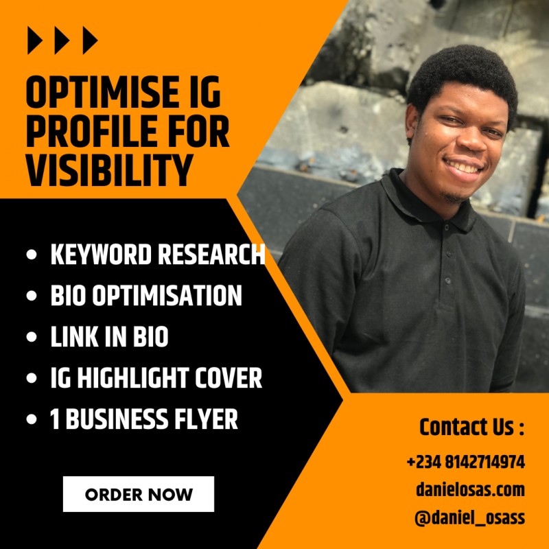 Optimise IG profile for visibility