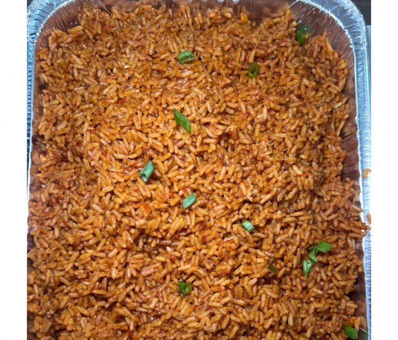 Jollof Rice (comes with plantain)