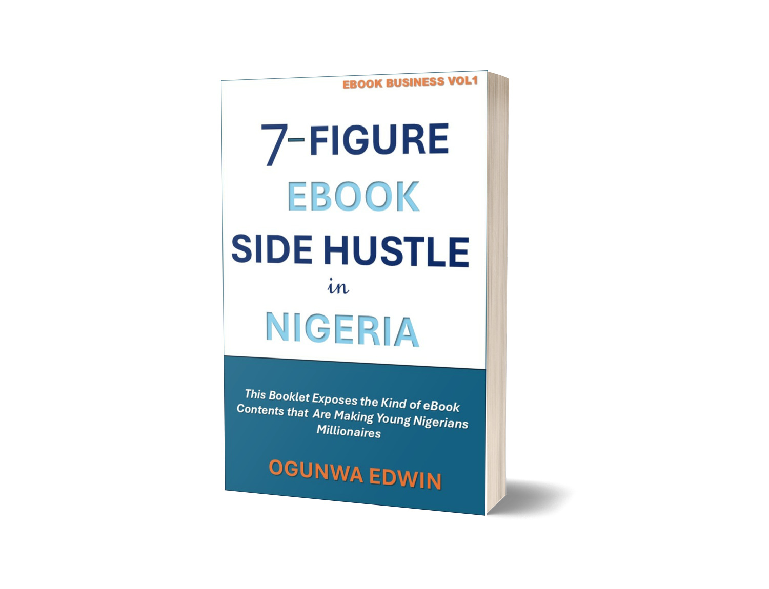 7 FIGURE EBOOK SIDE HUSTLE IN NIGERIA: The booklet exposes the kind of ebook contents that are making young Nigerians millions!