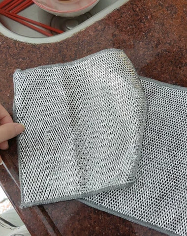 Chiffons De Vaisselle Polyvalents En Fil étallique Pour Nettoyage