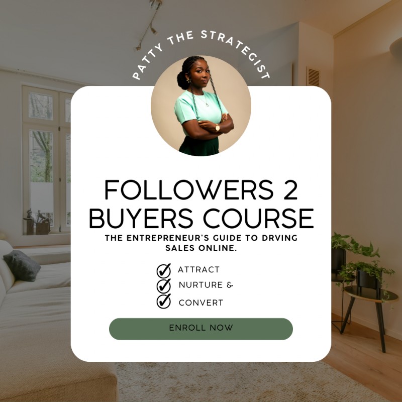 FOLLOWERS 2 BUYERS + SALES BOOSTER