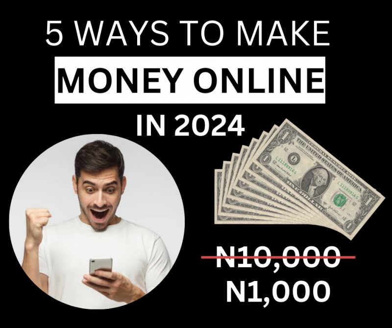 Buy 5 ways to make money online in 2024 by EMPIRE CONCEPTS on Selar