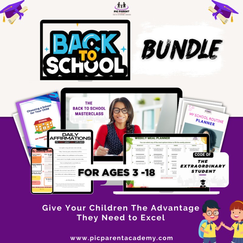 Back To School Bundle For Kids Age 3-18