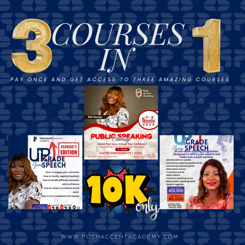 Three Courses in One