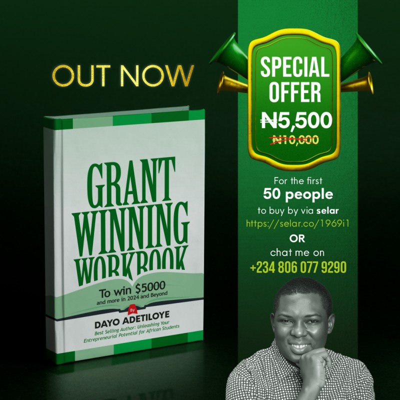 Grant Winning Workbook by Dayo Adetiloye