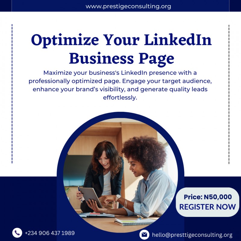 Business LinkedIn Page Optimization