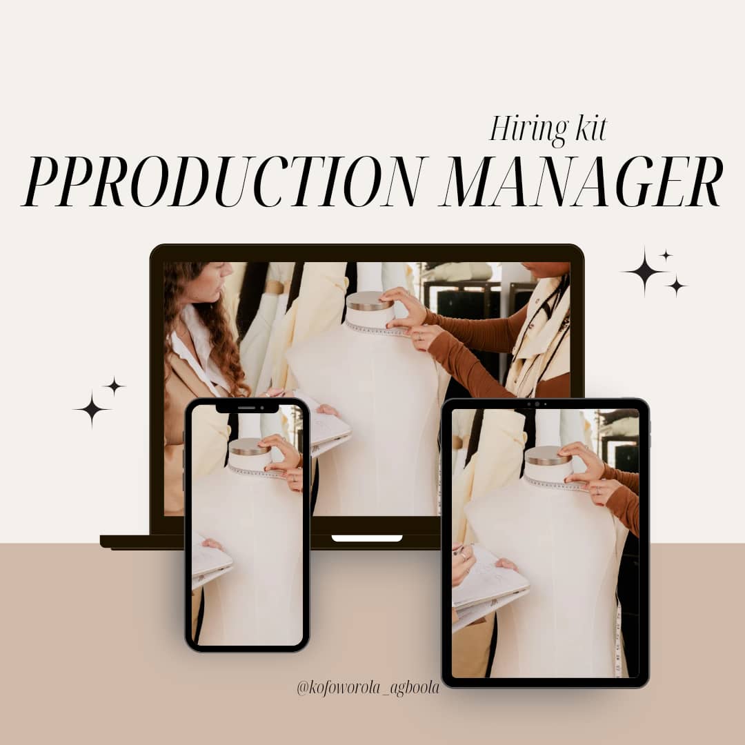 PRODUCTION MANAGER KIT
