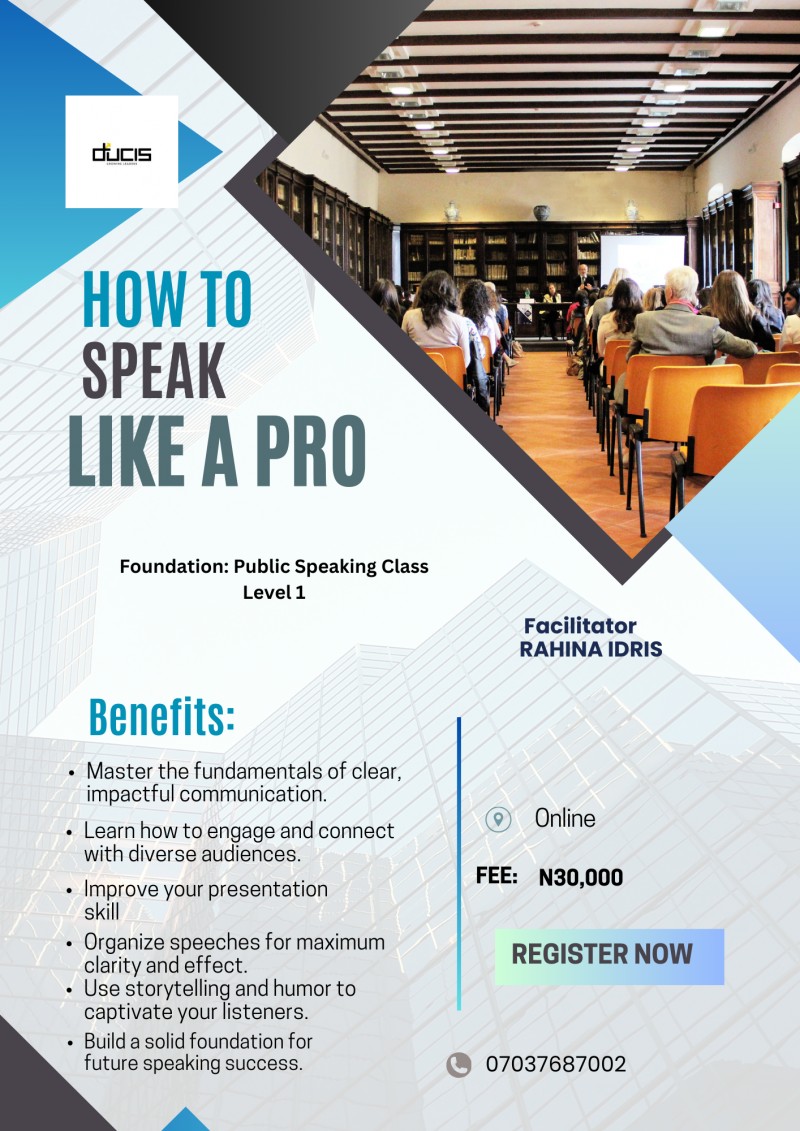 How to speak like a pro