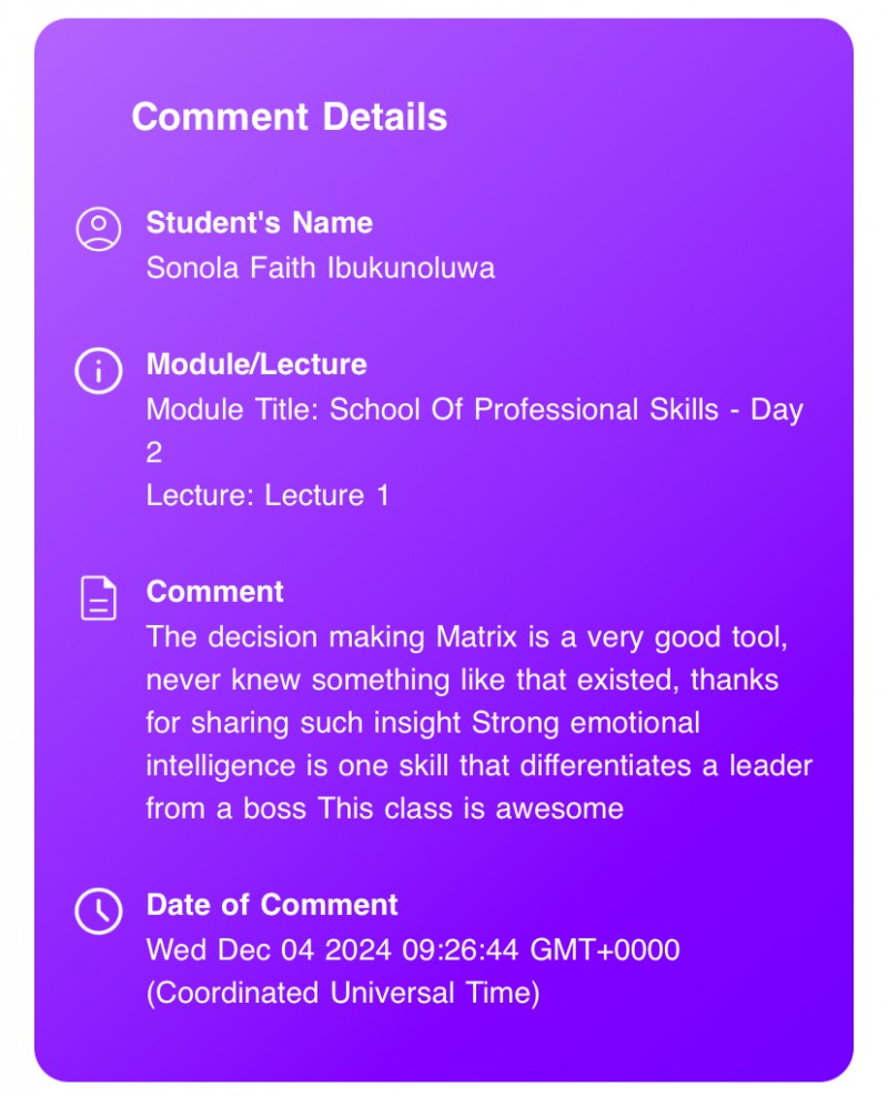 Customer review 1