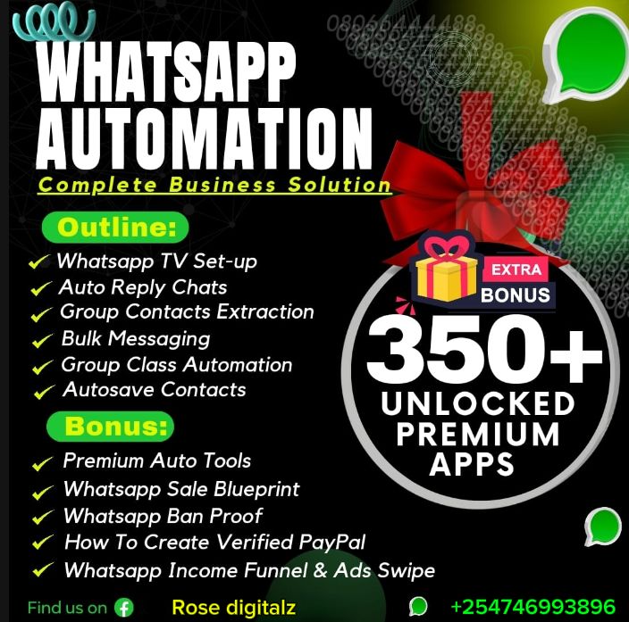 WHATSAPP  MARKETING AND AUTOMATION COURSE