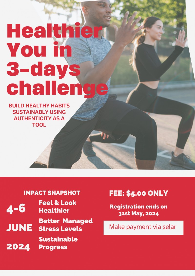 HEALTHIER YOU IN 3 DAYS CHALLENGE