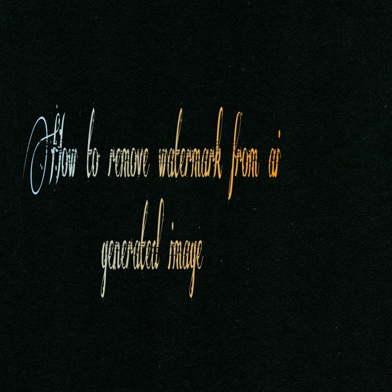 Erasing Watermark from AI Generated Image