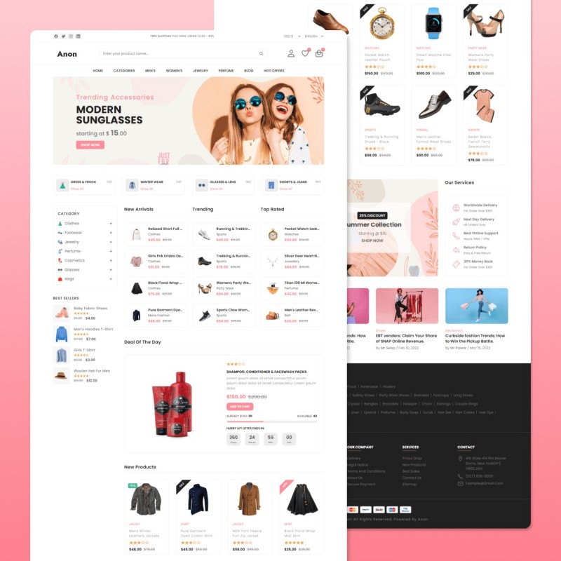 Responsive E-commerce Website