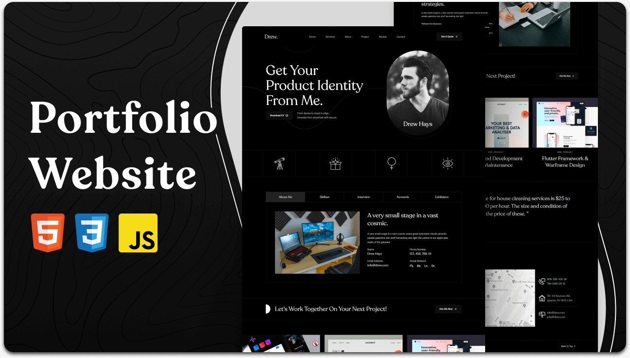 Responsive portfolio website