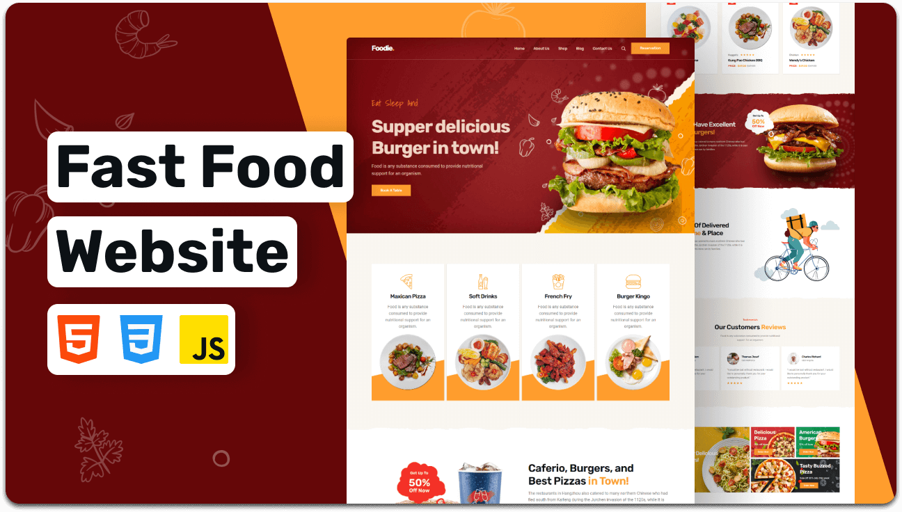 responsive restaurant website