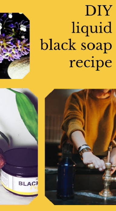 DIY Fruity Brightening blacksoap