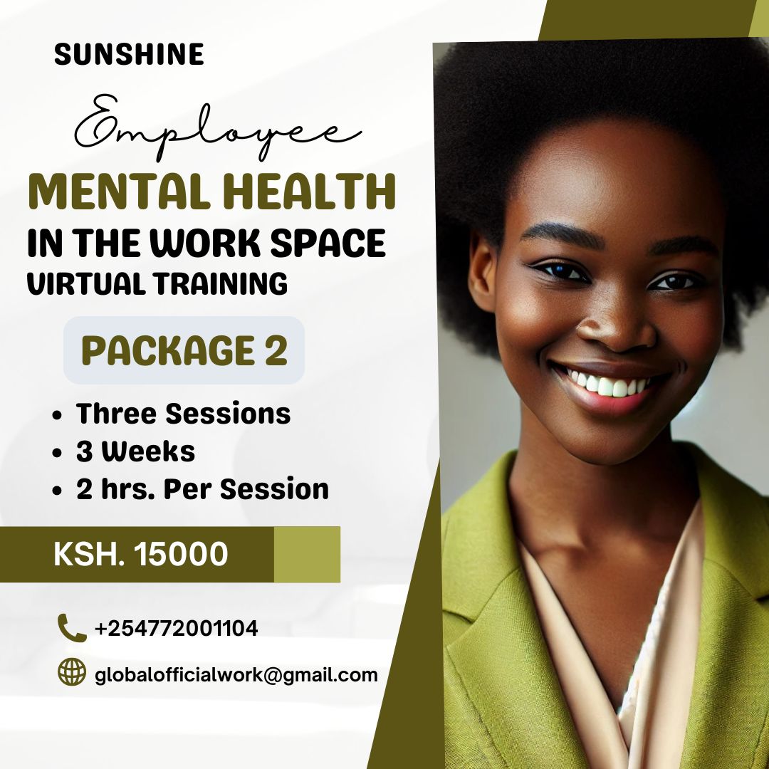 Package 2: Comprehensive Mental Health Training in the Work Place