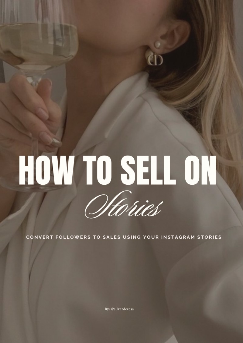 HOW TO SELL ON STORIES THROUGH INSTAGRAM WITH MRR&PLR