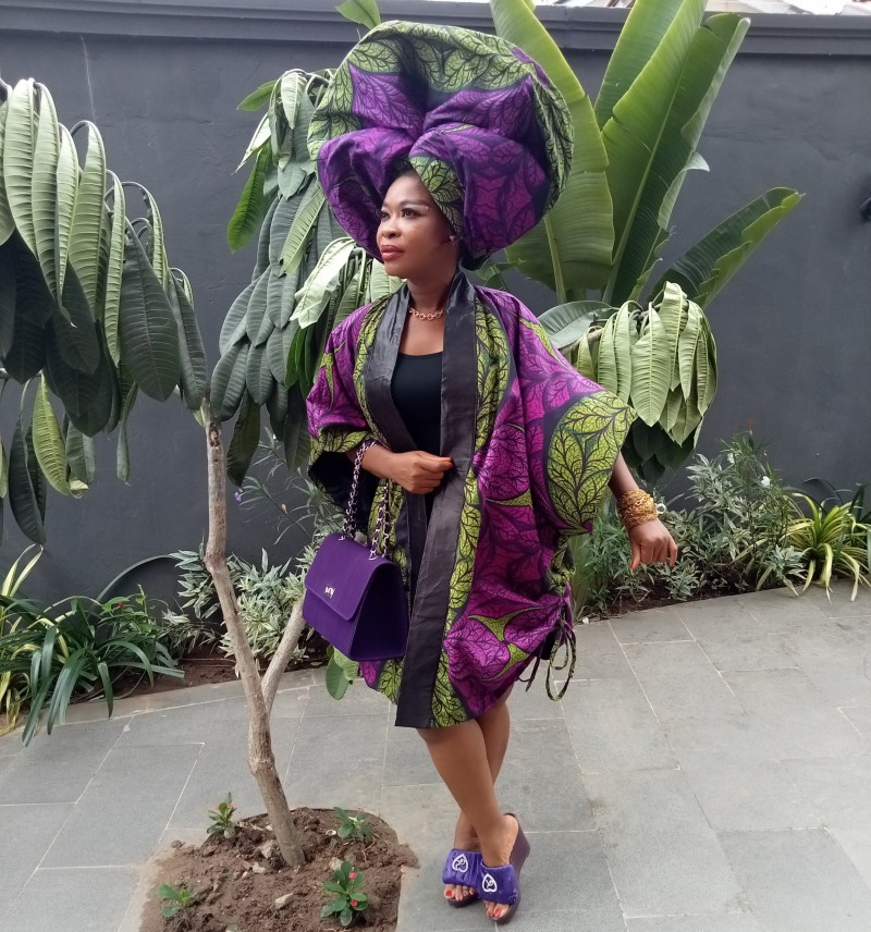 LADYUNIQUE  ICONIC HEADWEAR AND MATCHING JACKET