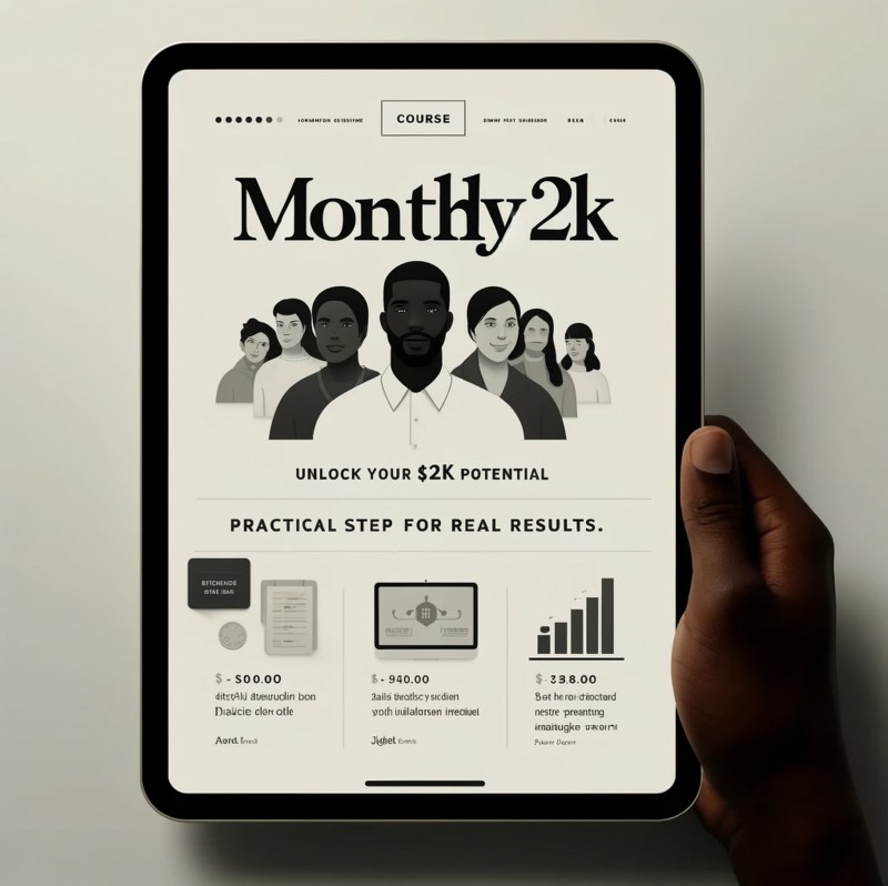 Let's Grow a $2K per Month Hustle Together