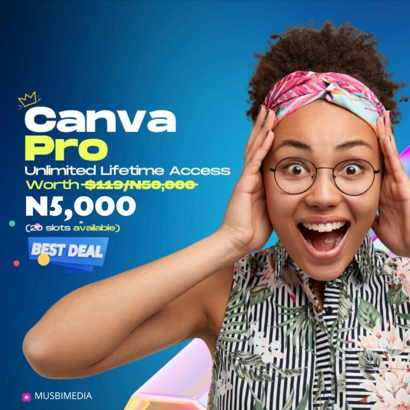CANVA PRO FOR 1 YEAR ACCESS