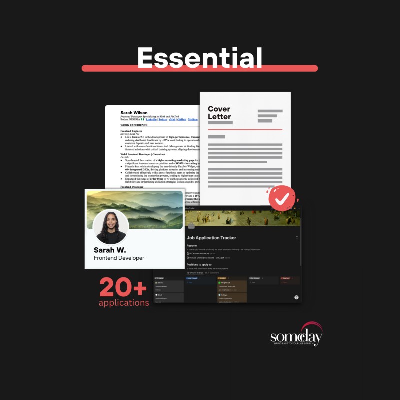 Essential | Job Search Management Plan
