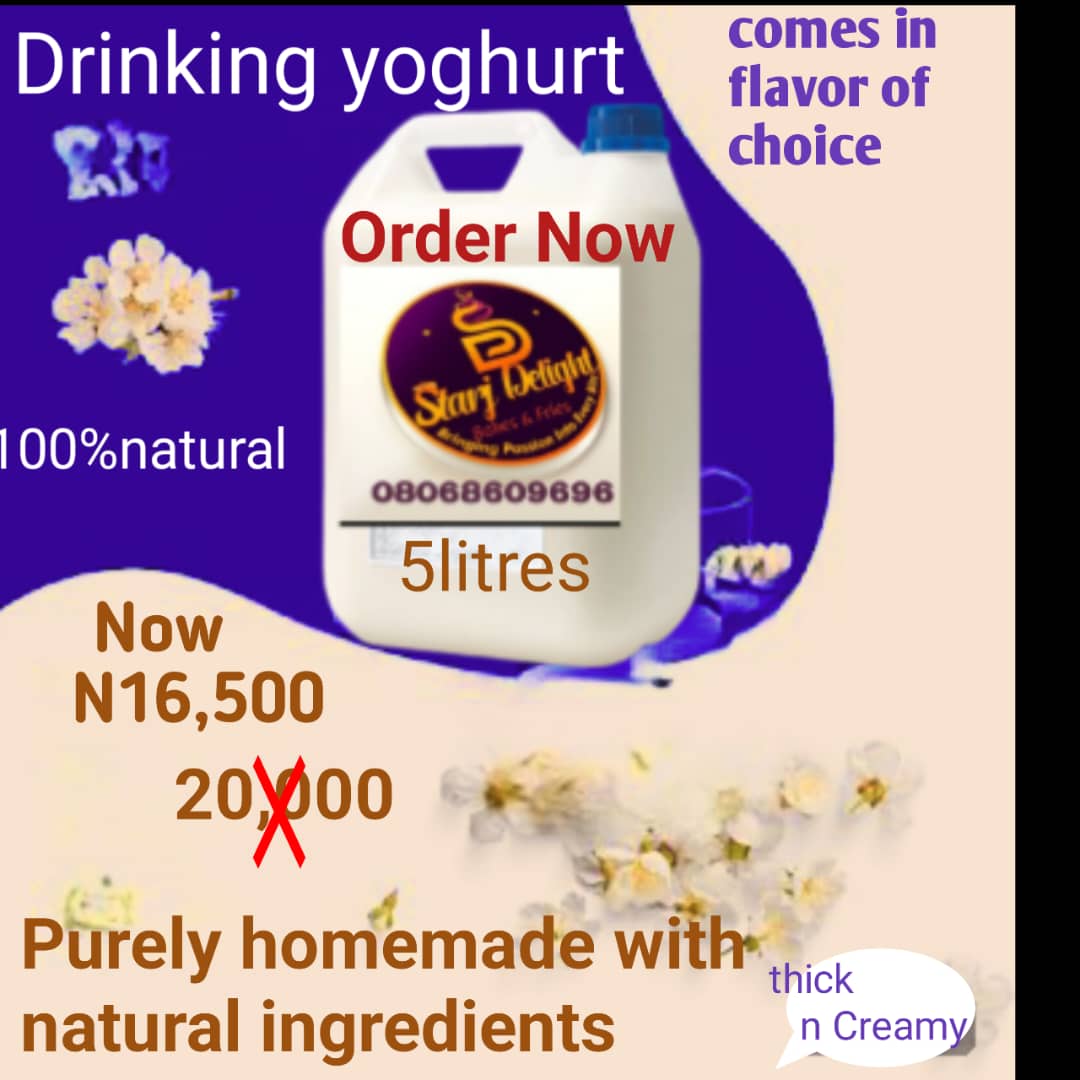 Drinking yoghurt sweetened ( Strawberry Flavor)