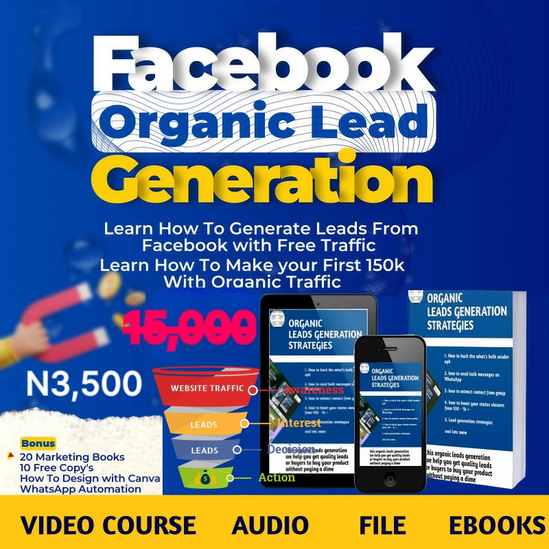ULTIMATE FACEBOOK ORGANIC LEADS GENERATION PROGRAM