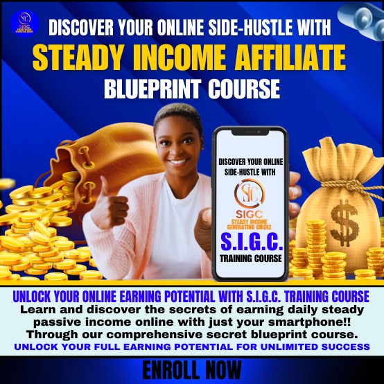 STEADY INCOME AFFILIATE BLUEPRINT COURSE