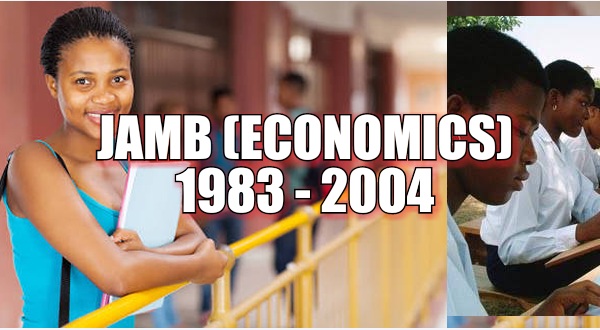 Original Economics JAMB UTME Past Questions for 2025 (PDF DOWNLOAD)