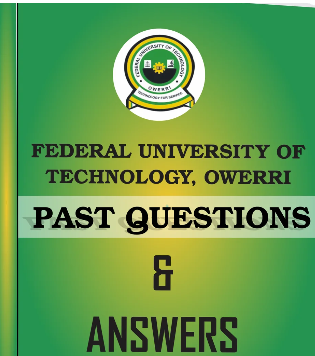 Original FUTO Post UTME Past Questions and Answers for Faculty of Sciences, Medicine, and Engineering PDF