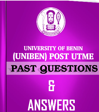 Original UNIBEN JUPEB Post UTME Past Questions and Answers for Faculty PDF