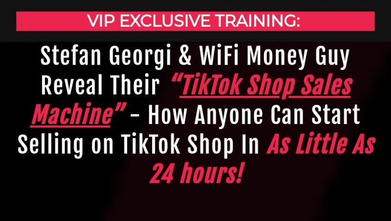 TikTok Shop Sales Machine