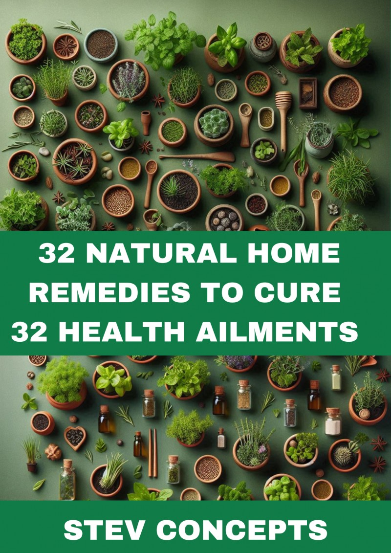 32 NATURAL HOME REMEDIES TO CURE 32 HEALTH AILMENTS