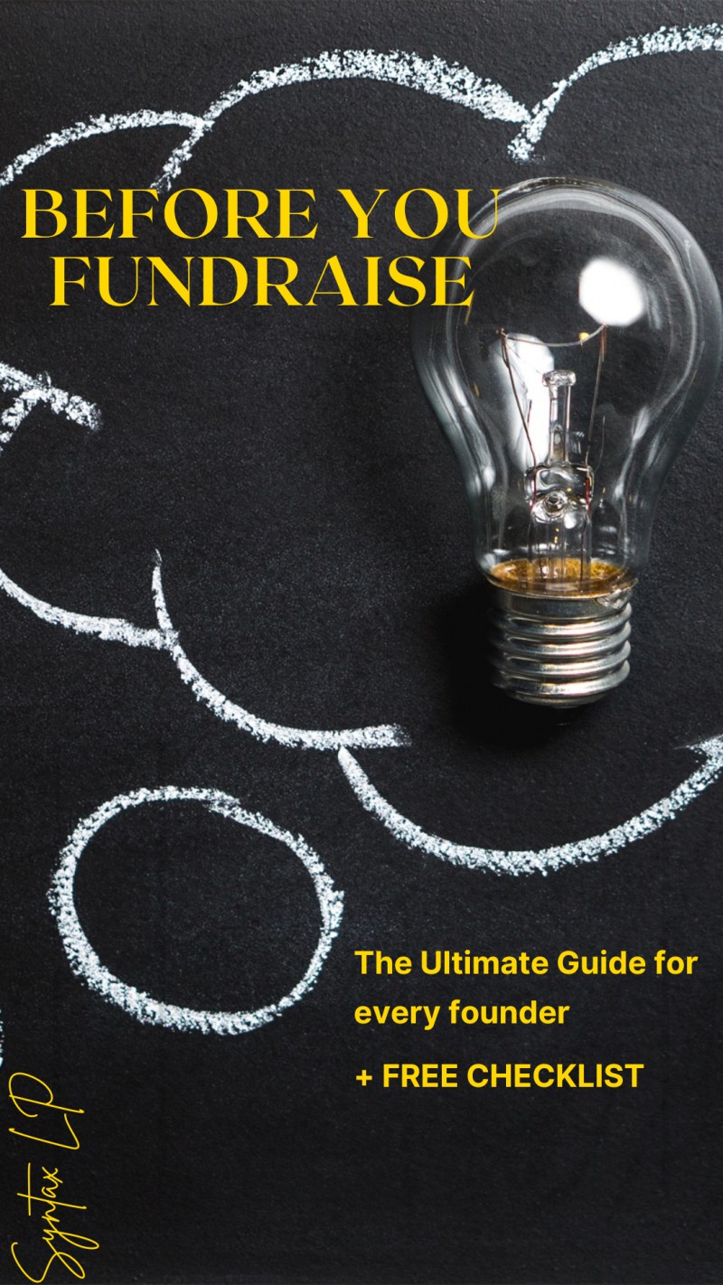 Before You Fundraise