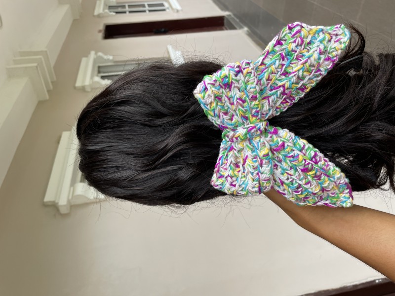 CROCHET BOW HAIR TIE PATTERN