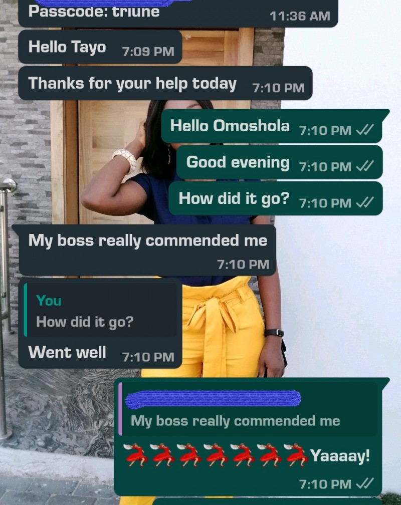 Customer review 1
