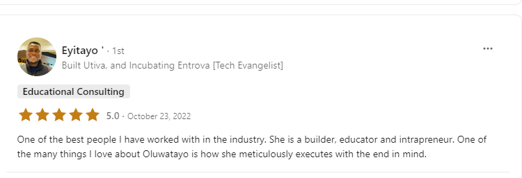 Customer review 6